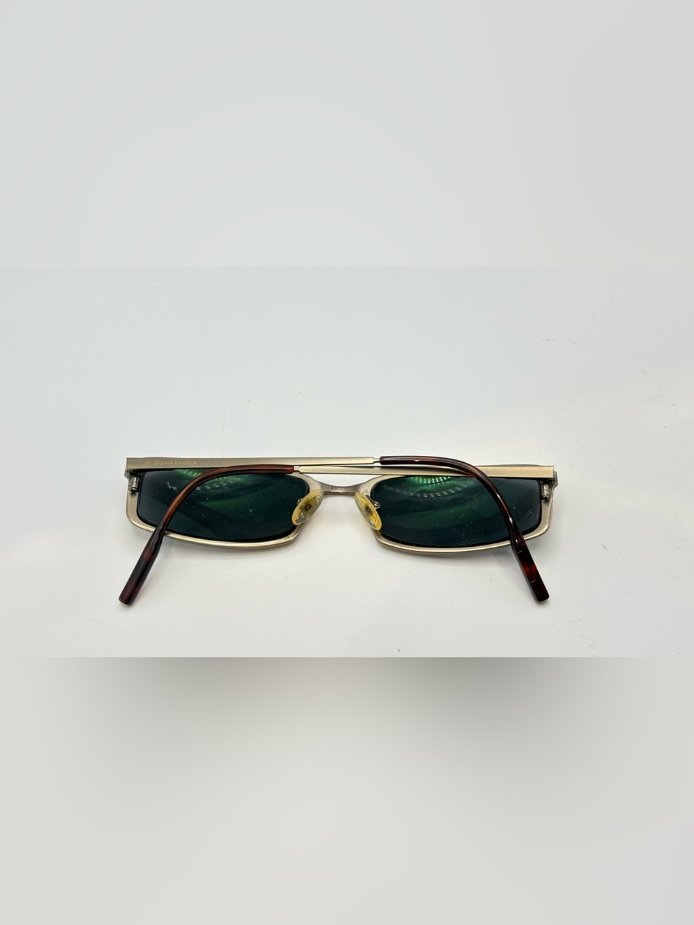 BCBGMaxAzria Gunmetal Oval Metal Sunglasses Frames Only - Picture 5 of 9